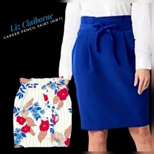 Liz Claiborne Pencil Skirt w/ Belt